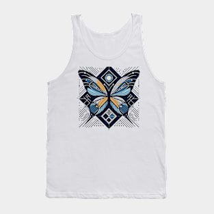 Abstract Animal Butterfly 5 Tank Top